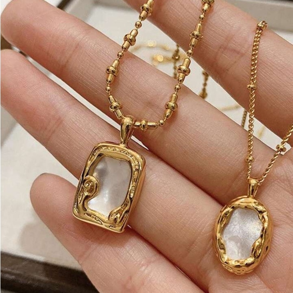 Fashionable Irregular Geometric Charm Necklace For Women For Daily Decoration